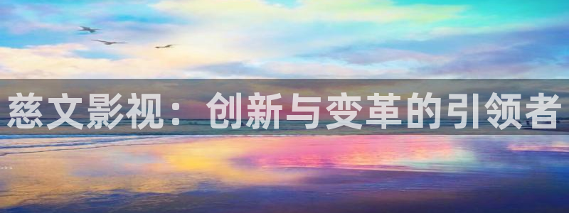 天狼影院西瓜影院：慈文影视：创新与变革的引领者